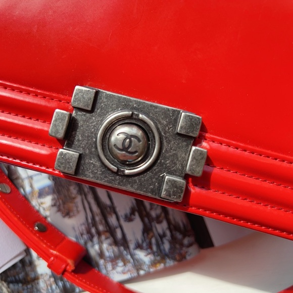 Chanel Reverso Boy Flap Bag Glazed Calfskin Small - Picture 3 of 9